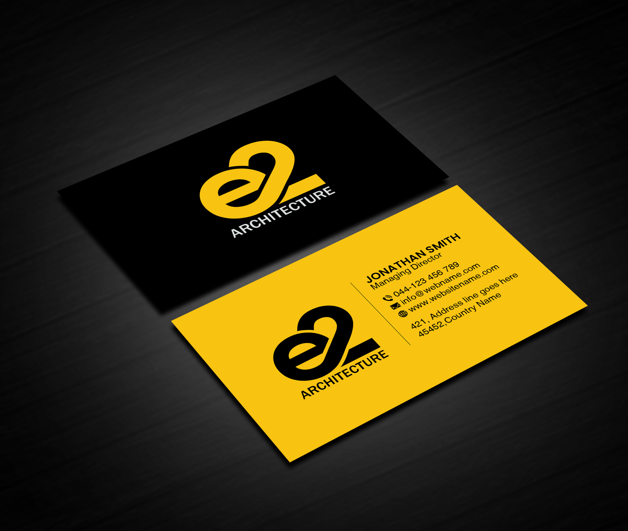 Diseño de Tarjeta de Presentación por Creations Box 2015 para E2 Architecture | Diseño #29035395