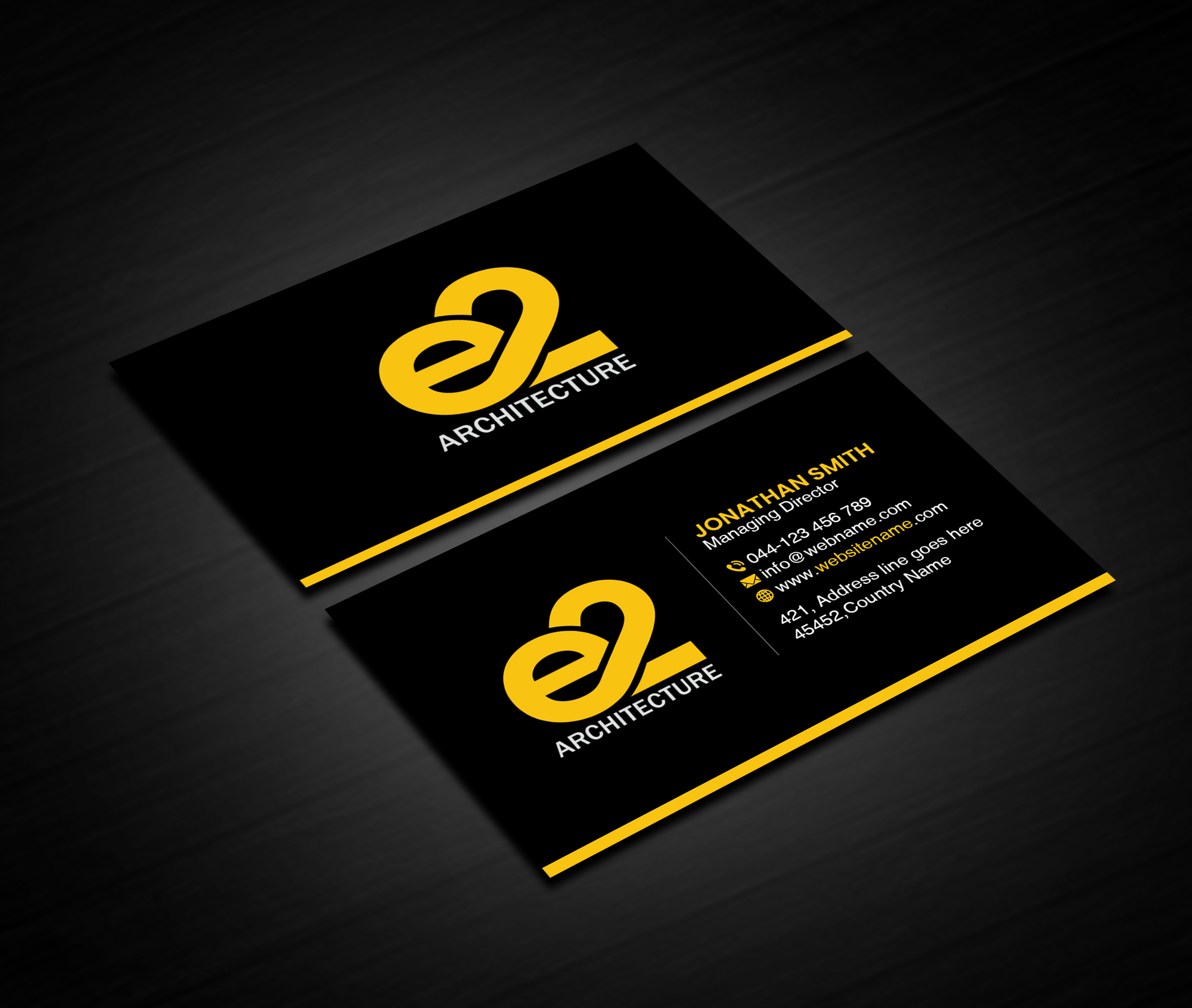 Business Card Design by Creations Box 2015 for E2 Architecture | Design #29035396