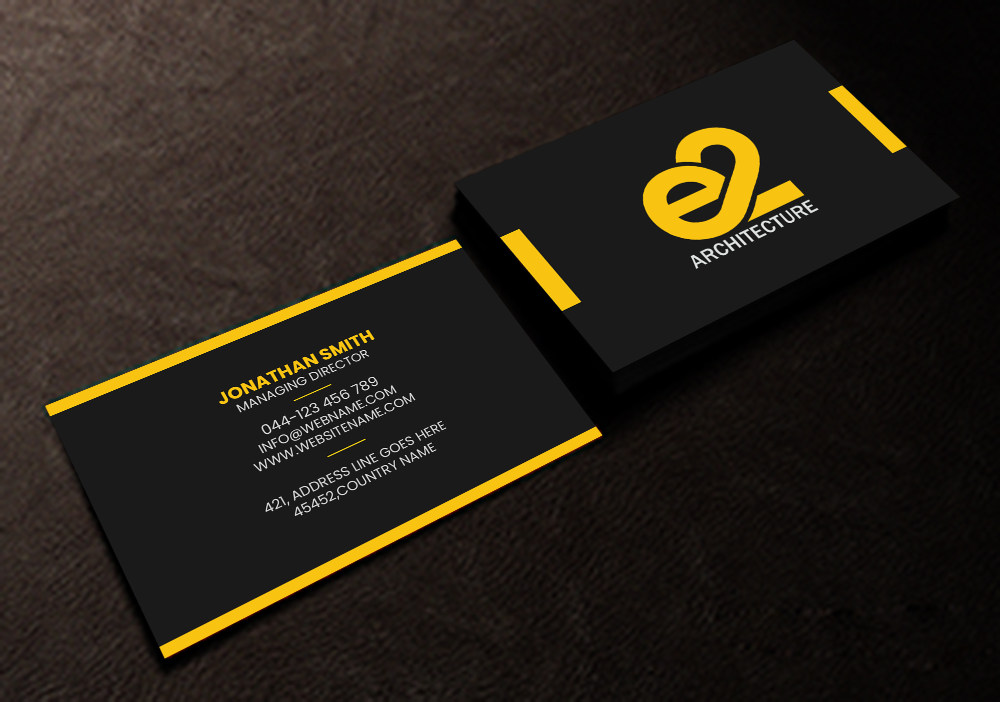 Business Card Design by Creations Box 2015 for E2 Architecture | Design #29035397