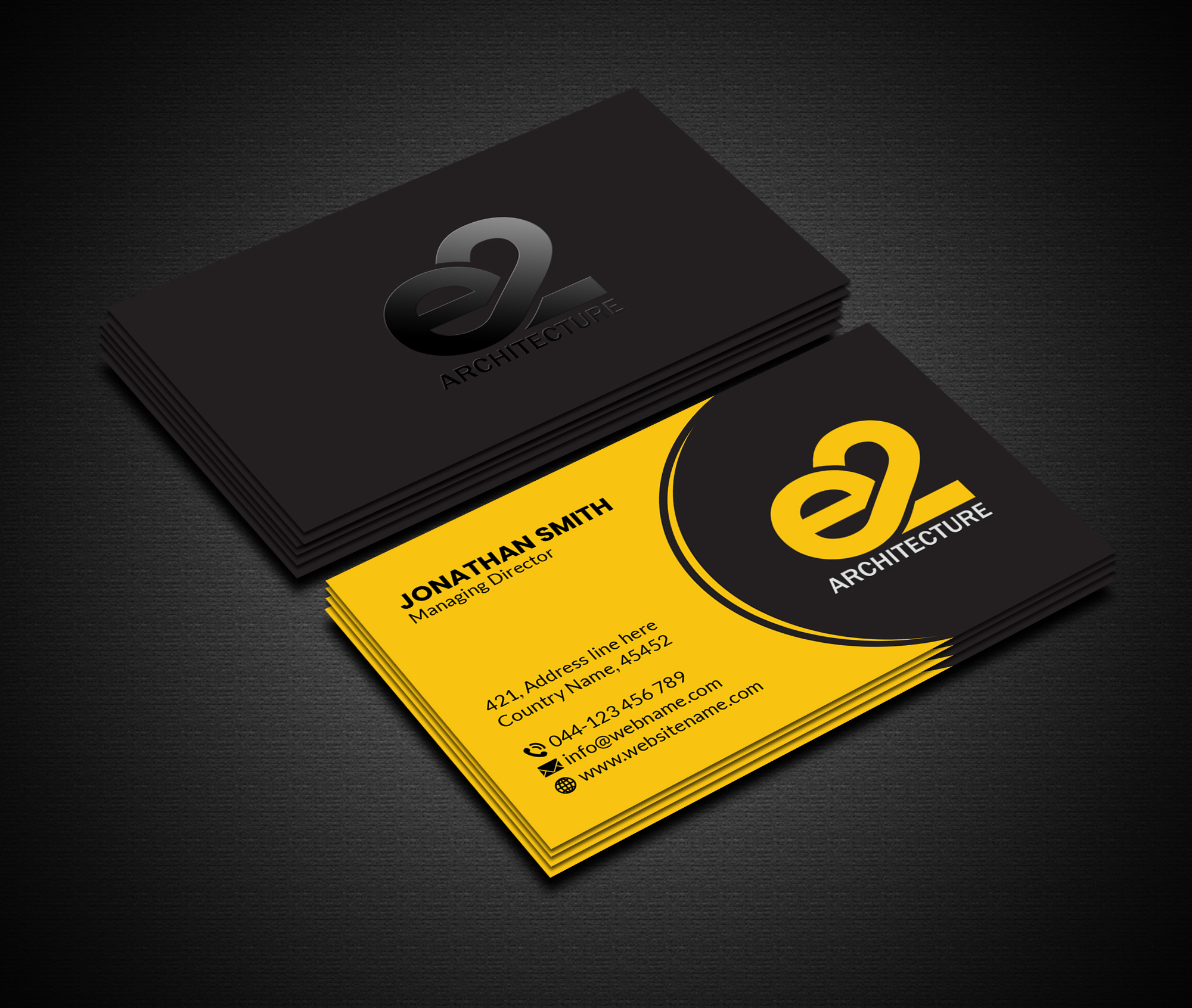 Business Card Design by Creations Box 2015 for E2 Architecture | Design #29035398