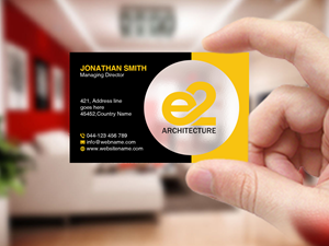 Diseño de Tarjeta de Presentación por Creations Box 2015 para E2 Architecture | Diseño: #29035909
