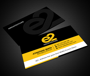 Diseño de Tarjeta de Presentación por Creations Box 2015 para E2 Architecture | Diseño: #29035917