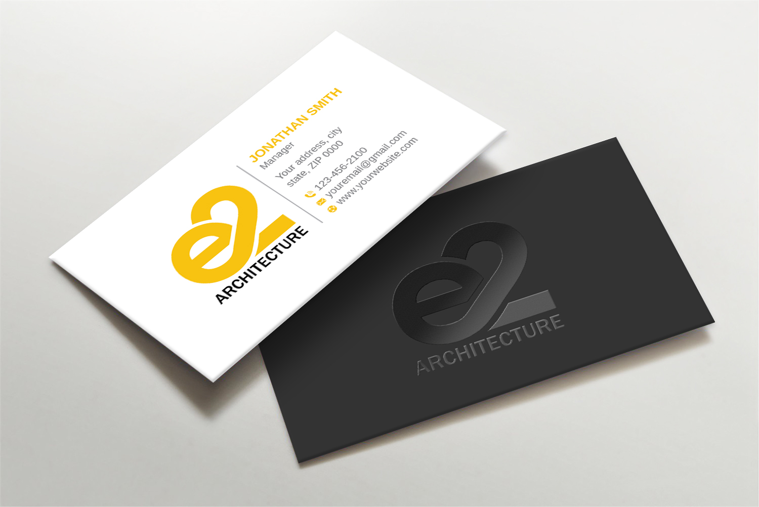 Business Card Design by LAXMI DESIGNHUB for E2 Architecture | Design #29043588