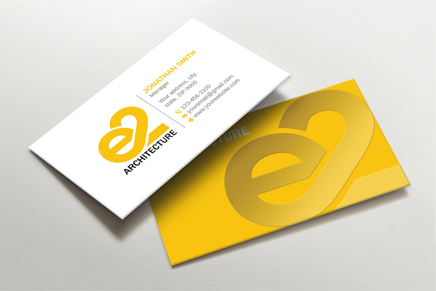 Business Card Design by LAXMI DESIGNHUB for E2 Architecture | Design #29043589