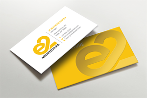 Business Card Design by LAXMI DESIGNHUB for E2 Architecture | Design: #29043589