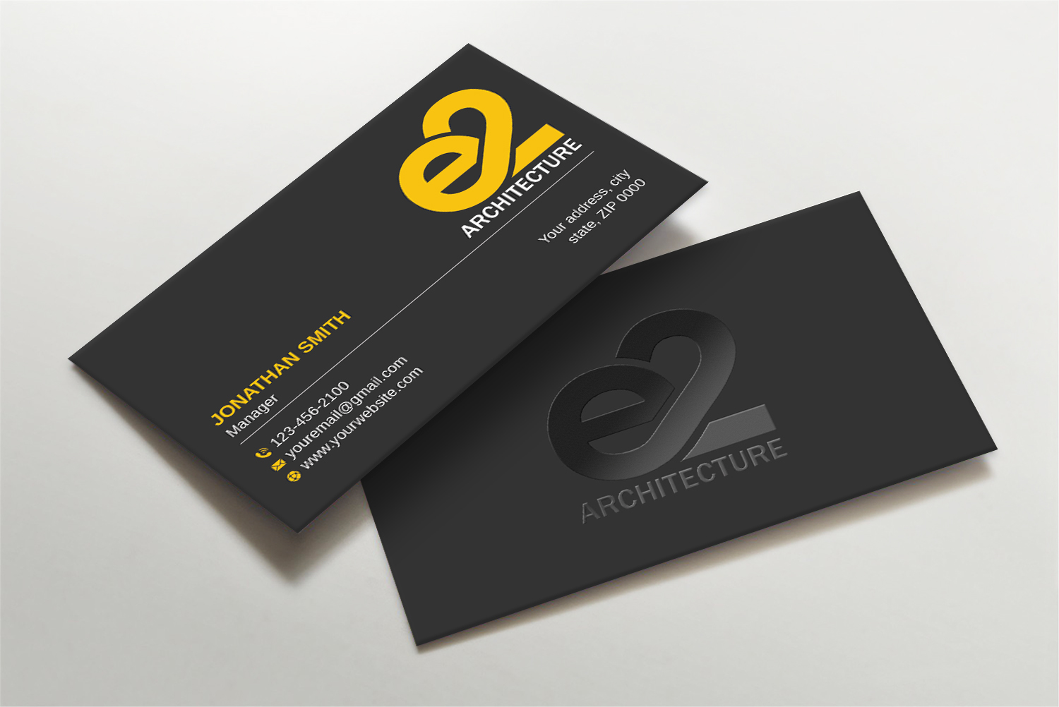 Business Card Design by LAXMI DESIGNHUB for E2 Architecture | Design #29043592