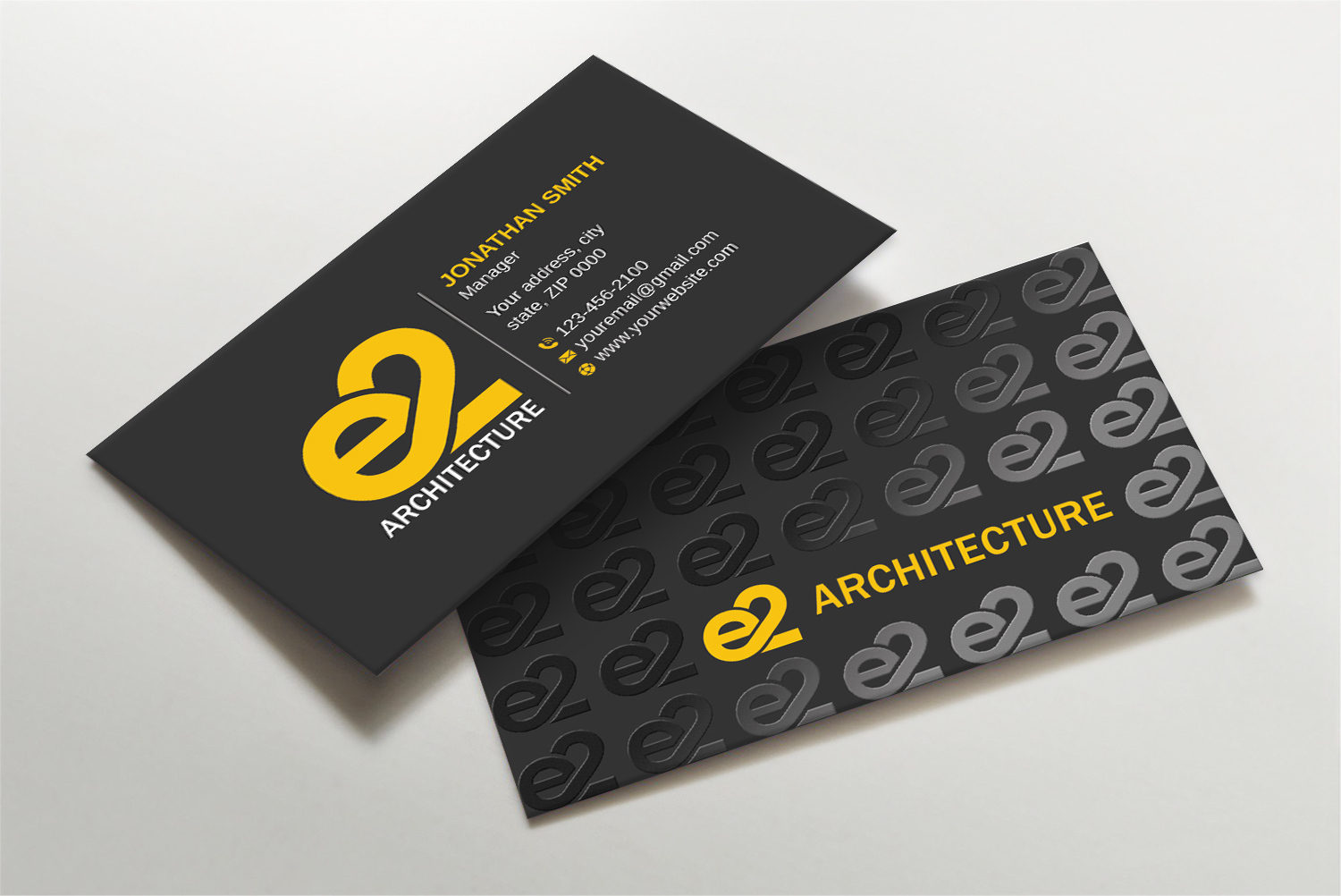 Business Card Design by LAXMI DESIGNHUB for E2 Architecture | Design #29043593