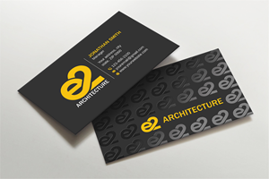 Business Card Design by LAXMI DESIGNHUB for E2 Architecture | Design: #29043593