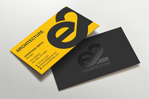 Business Card Design by LAXMI DESIGNHUB for E2 Architecture | Design: #29043595