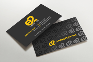 Business Card Design by LAXMI DESIGNHUB for E2 Architecture | Design: #29043596