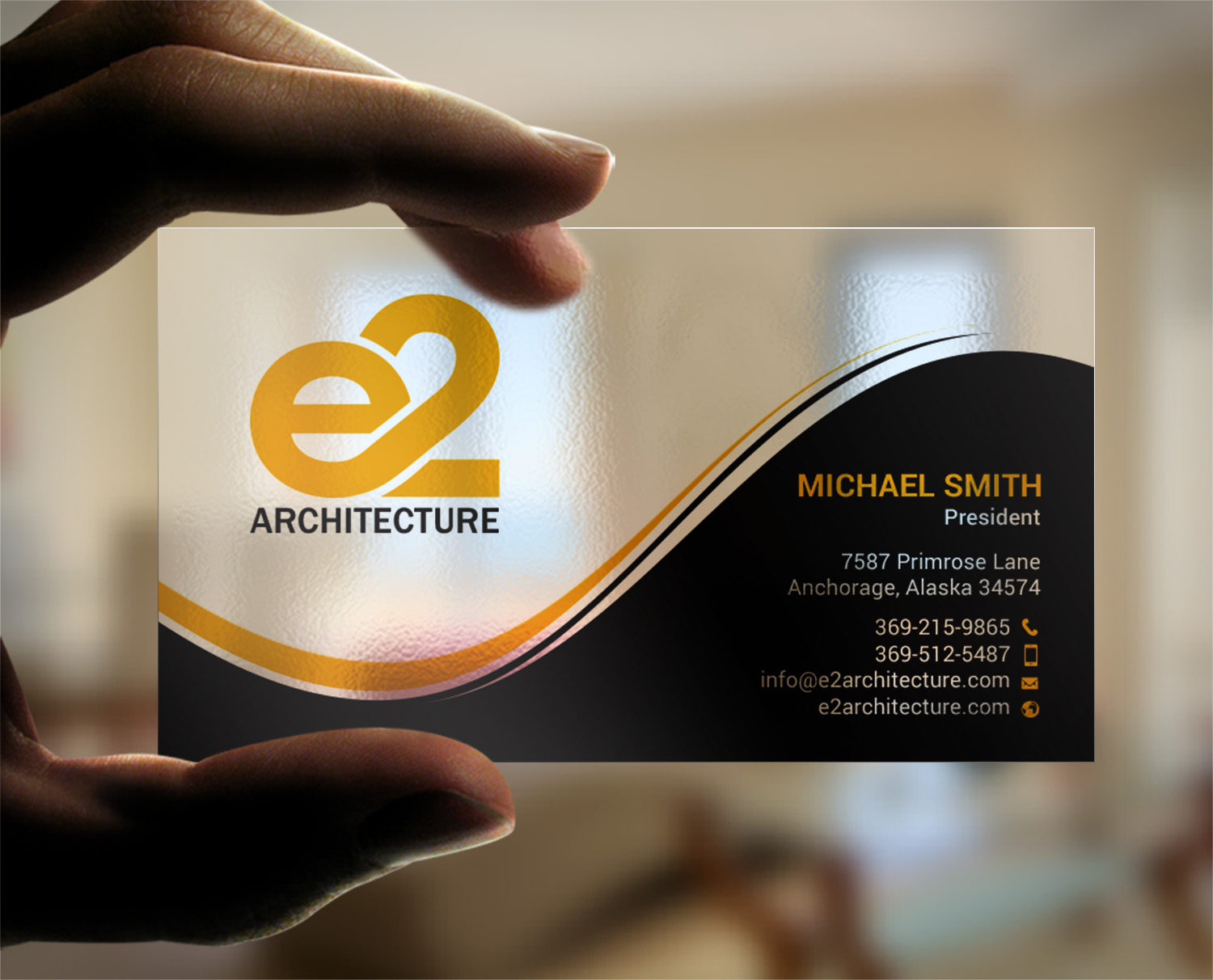 Business Card Design by chandrayaan.creative for E2 Architecture | Design #29031692