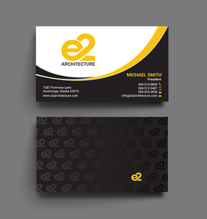 Business Card Design by chandrayaan.creative for E2 Architecture | Design: #29031693