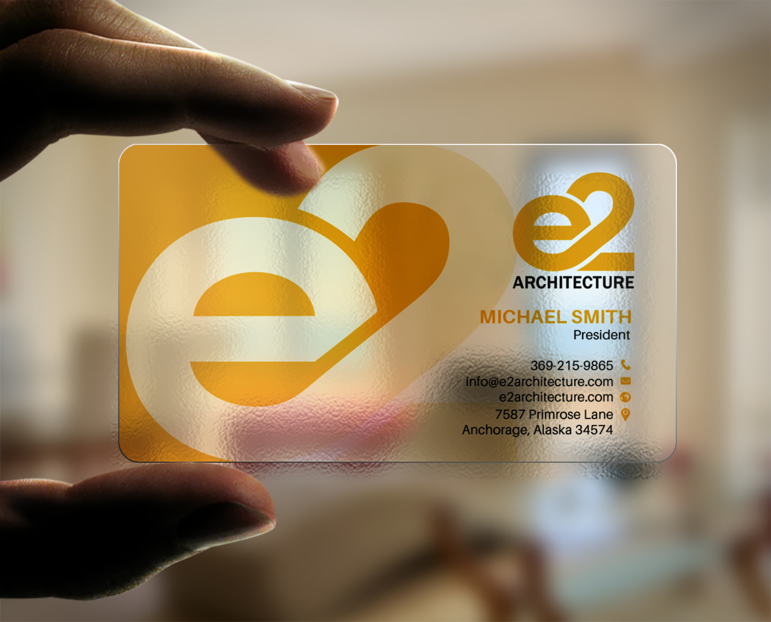 Business Card Design by chandrayaan.creative for E2 Architecture | Design #29031833