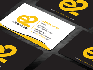 Design de Carte de Visite par Tripti Ranjan Gain pour E2 Architecture | Design : #29031146