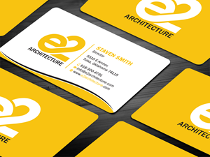 Design de Carte de Visite par Tripti Ranjan Gain pour E2 Architecture | Design : #29031147