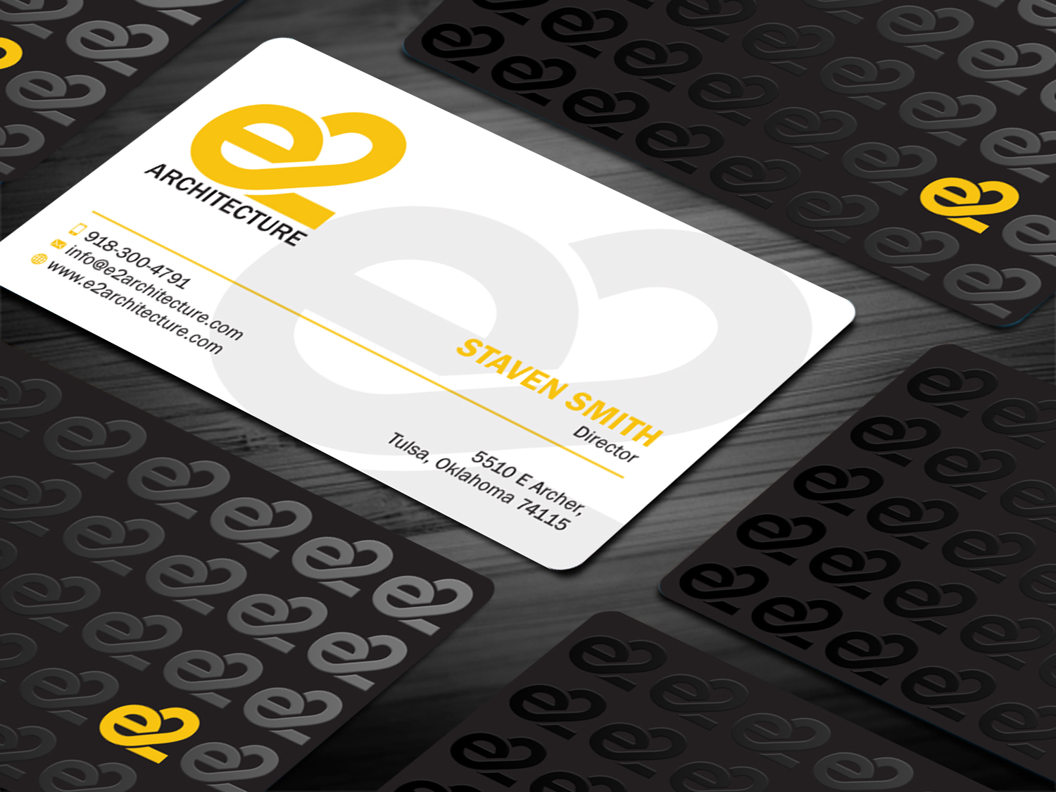 Business Card Design by Tripti Ranjan Gain for E2 Architecture | Design #29031151