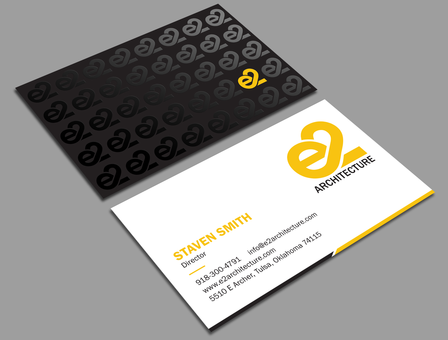 Business Card Design by Tripti Ranjan Gain for E2 Architecture | Design #29031169