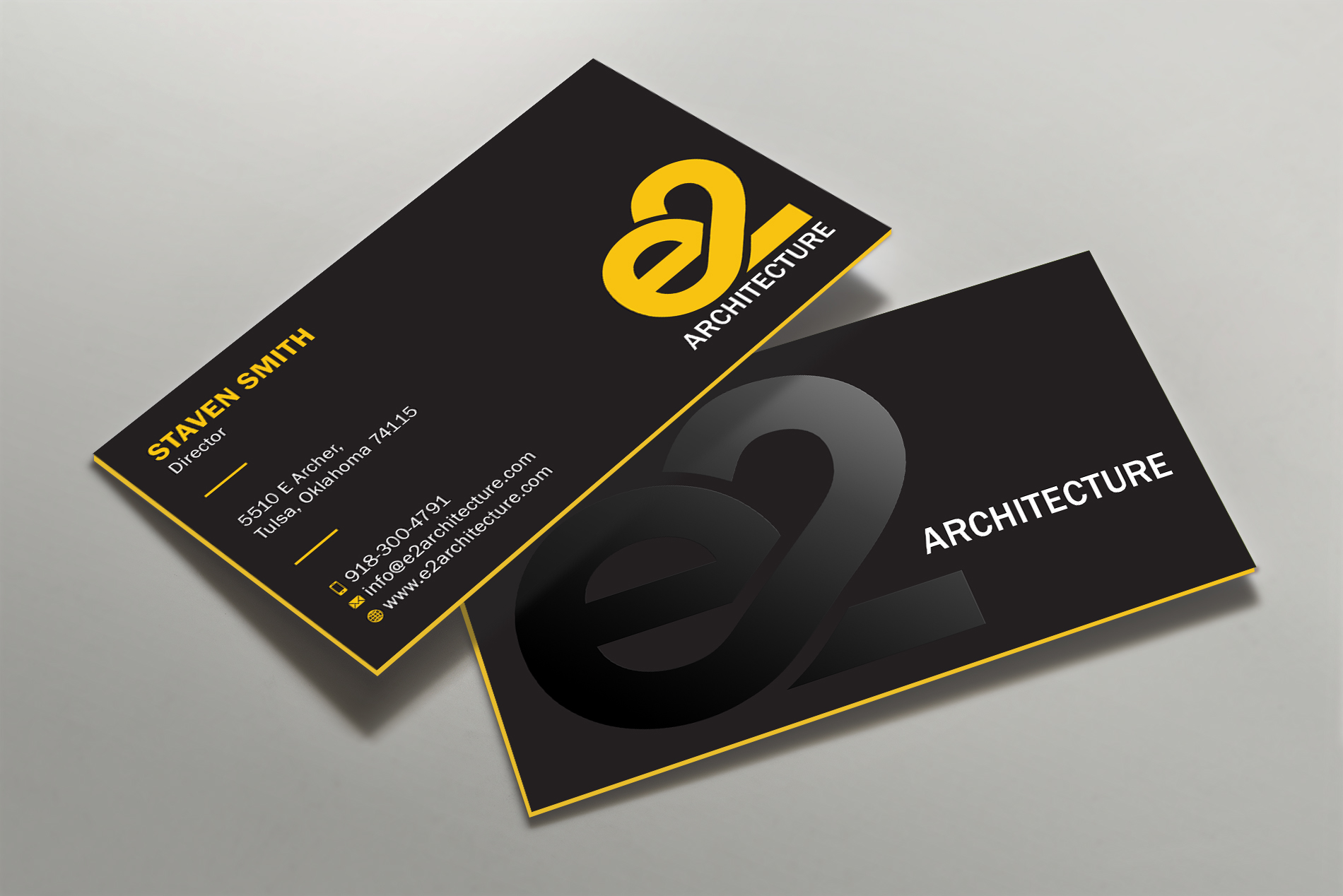 Design de Carte de Visite par Tripti Ranjan Gain pour E2 Architecture | Design #29031177