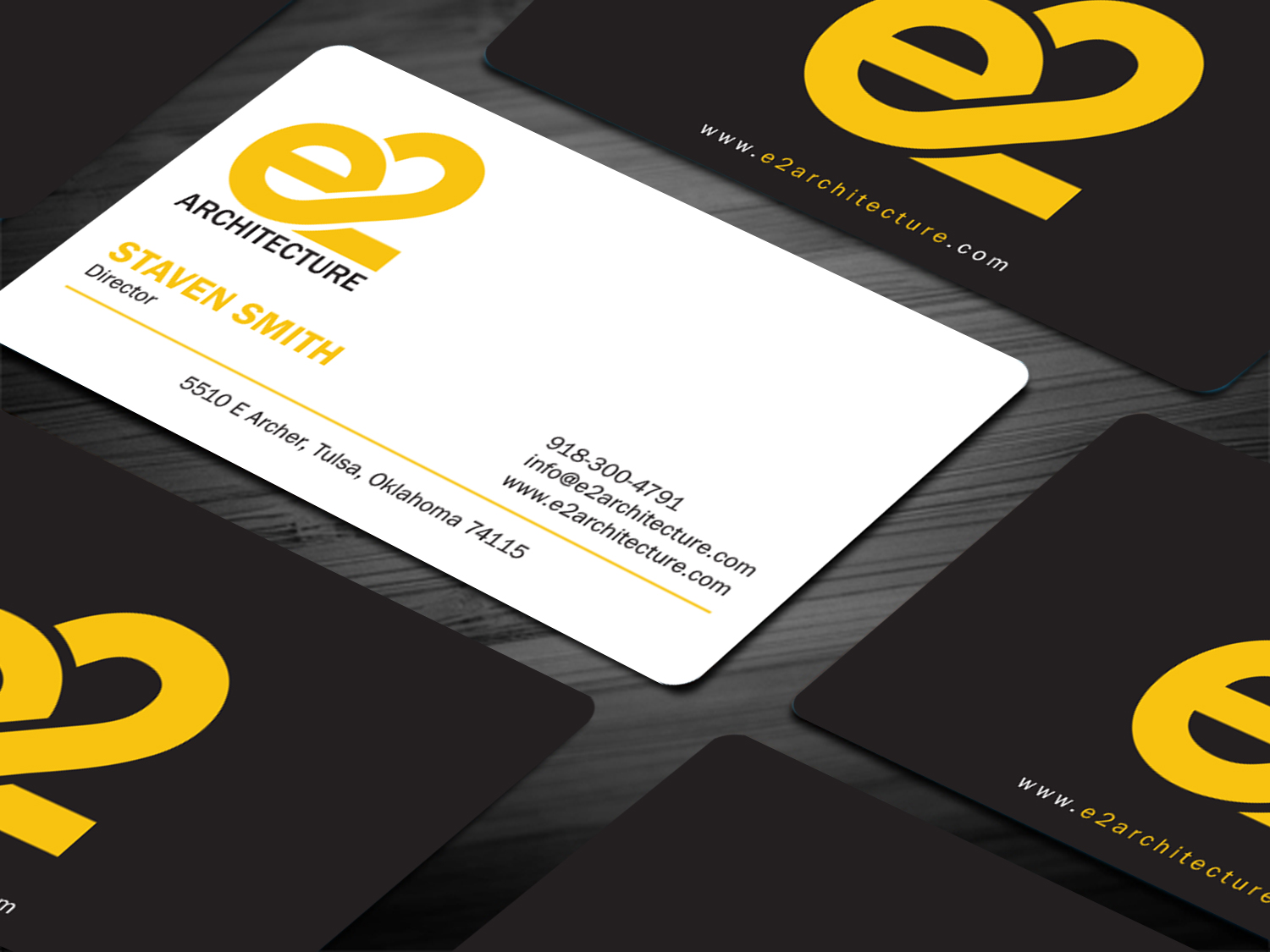 Business Card Design by Tripti Ranjan Gain for E2 Architecture | Design #29031180