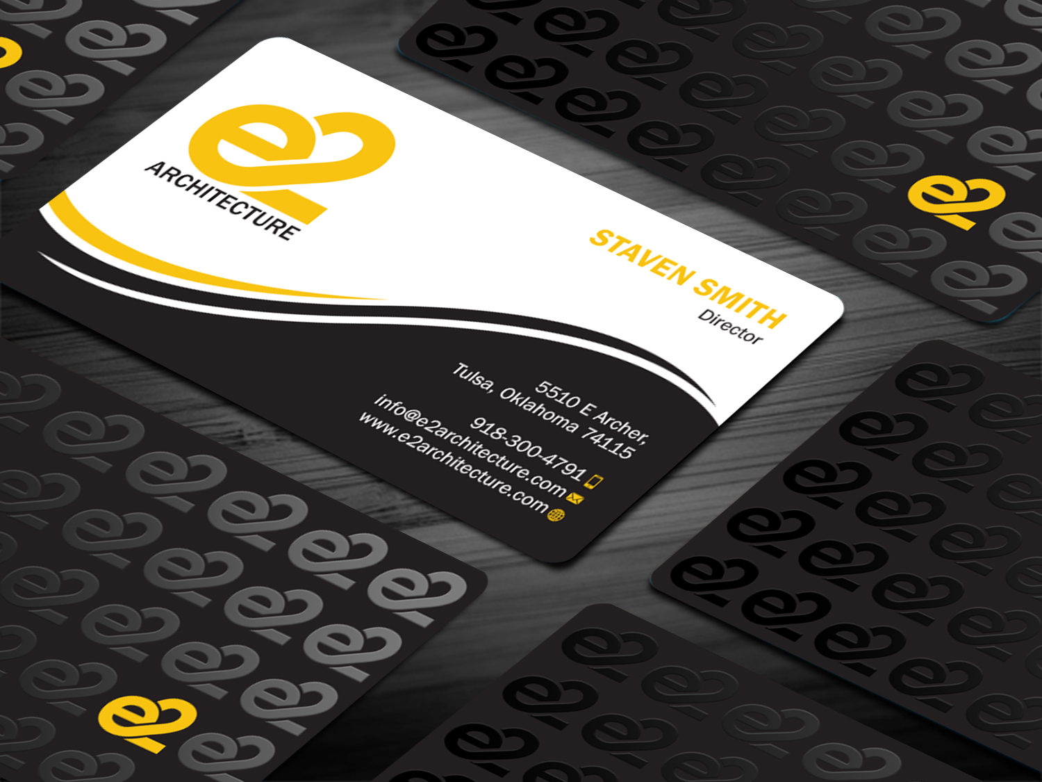 Diseño de Tarjeta de Presentación por Tripti Ranjan Gain para E2 Architecture | Diseño #29031183