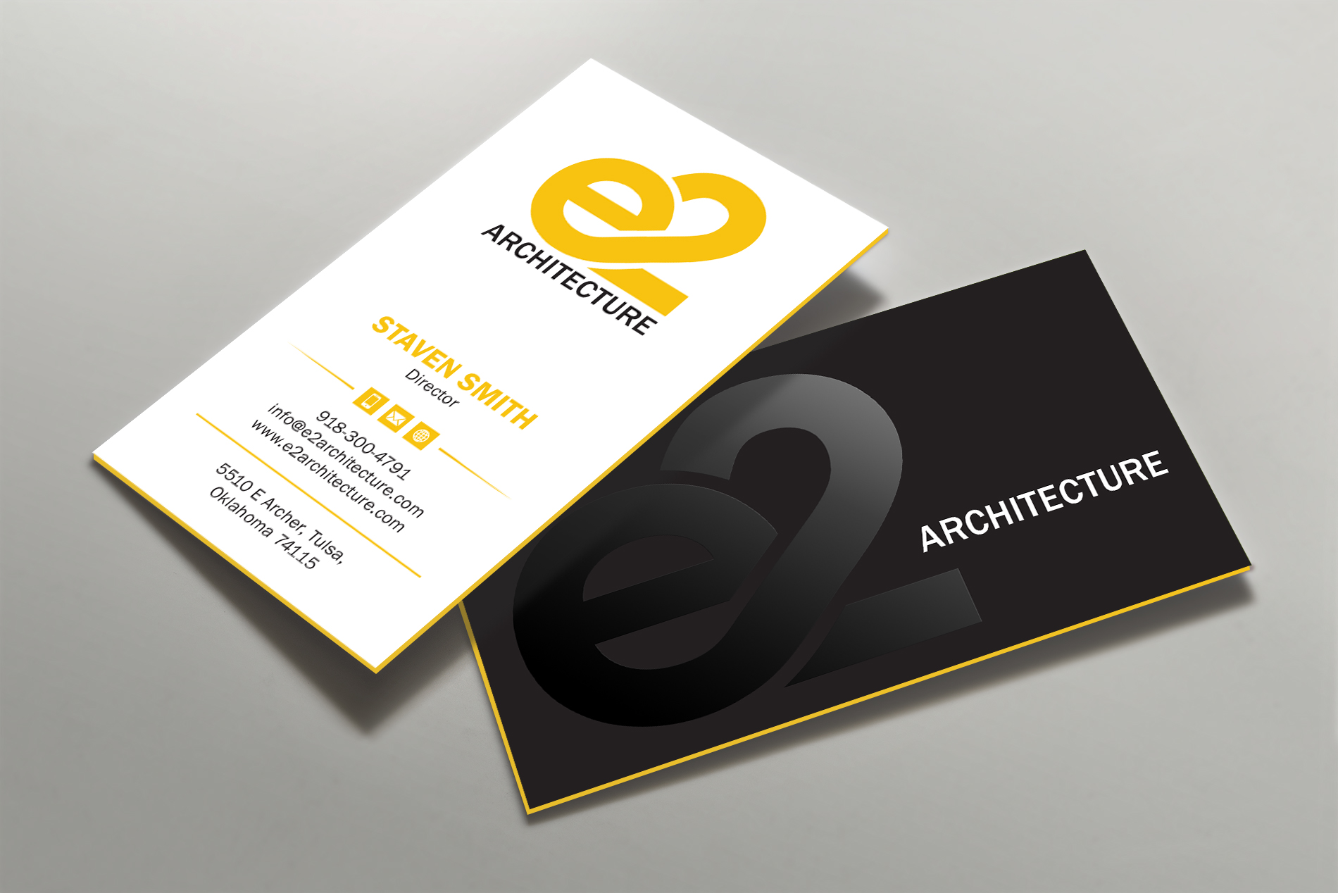 Design de Carte de Visite par Tripti Ranjan Gain pour E2 Architecture | Design #29031196