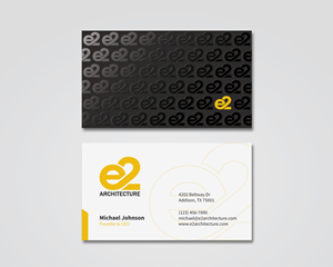 Diseño de Tarjeta de Presentación por MDesign para E2 Architecture | Diseño #29048441