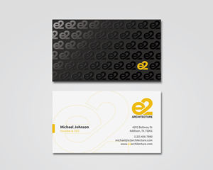 Design de Carte de Visite par MDesign pour E2 Architecture | Design : #29048444