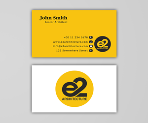 Business Card Design by netbill00 for E2 Architecture | Design: #29063955
