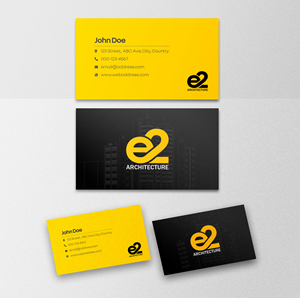 Diseño de Tarjeta de Presentación por Graphic Guy para E2 Architecture | Diseño #29030632