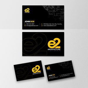 New Architectural Firm Business Cards | Visitenkarten-Design von Graphic Guy