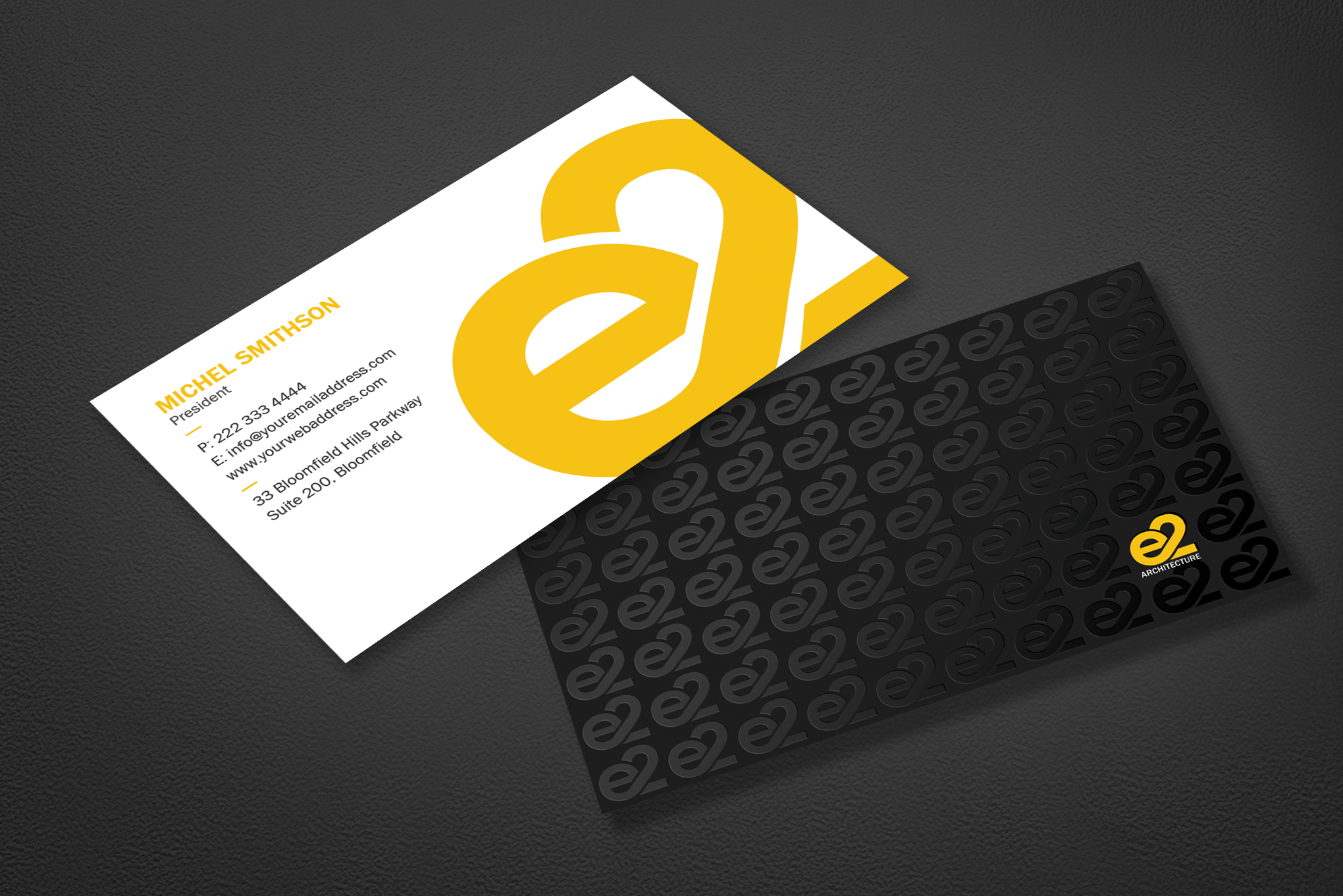 Business Card Design by Bonna 3 for E2 Architecture | Design #29032487