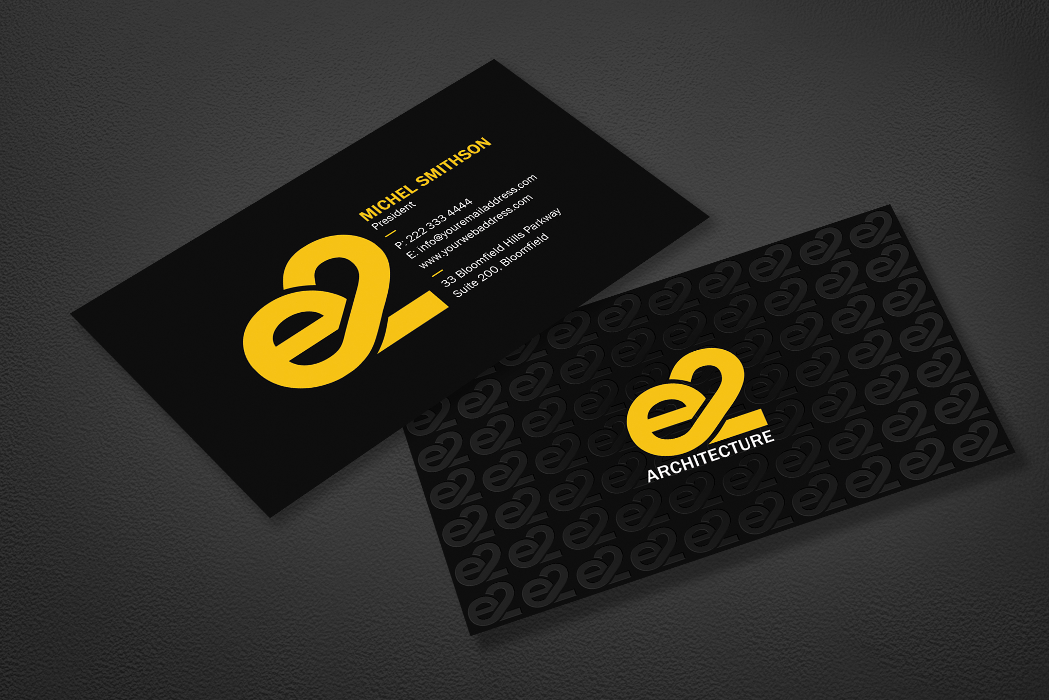Business Card Design by Bonna 3 for E2 Architecture | Design #29032516