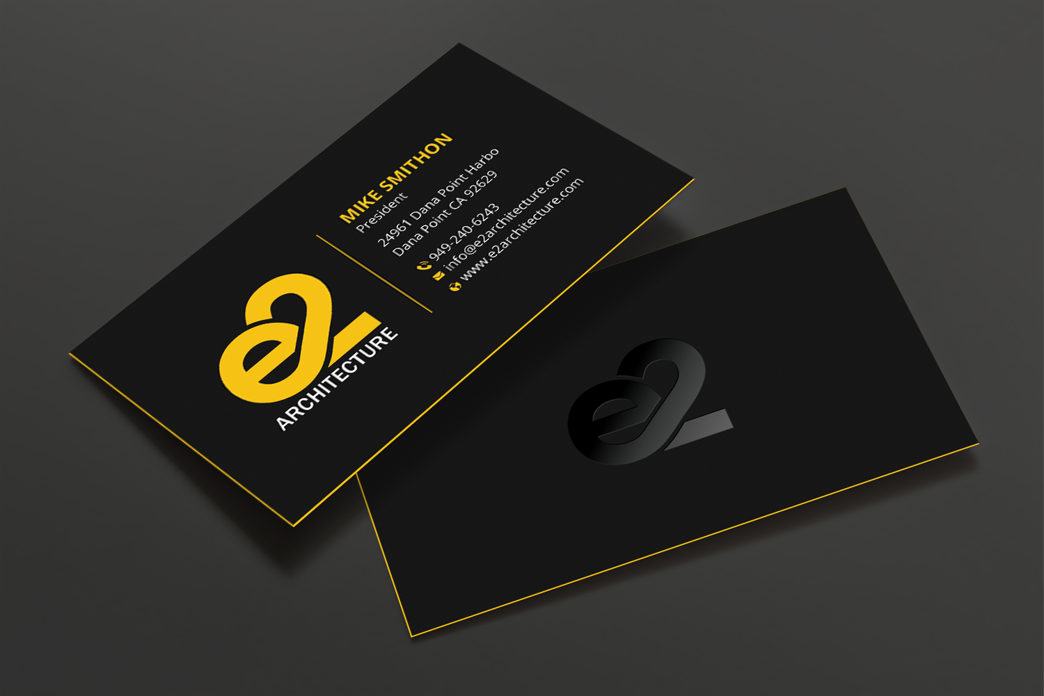 Diseño de Tarjeta de Presentación por DesignShout para E2 Architecture | Diseño #29030615