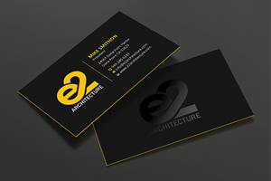Design de Carte de Visite par DesignShout pour E2 Architecture | Design : #29030617