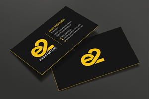 Design de Carte de Visite par DesignShout pour E2 Architecture | Design : #29030618