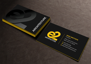 Design de Carte de Visite par DesignShout pour E2 Architecture | Design : #29030619