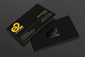 Design de Carte de Visite par DesignShout pour E2 Architecture | Design : #29030657