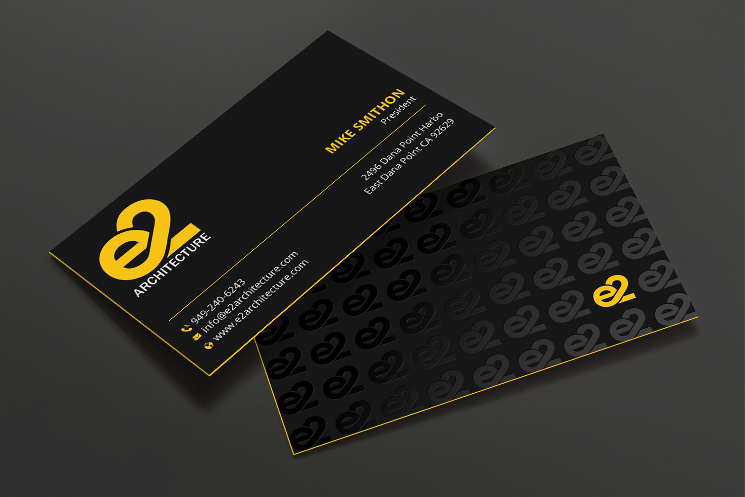 Design de Carte de Visite par DesignShout pour E2 Architecture | Design #29030659
