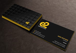 Diseño de Tarjeta de Presentación por DesignShout para E2 Architecture | Diseño: #29030675