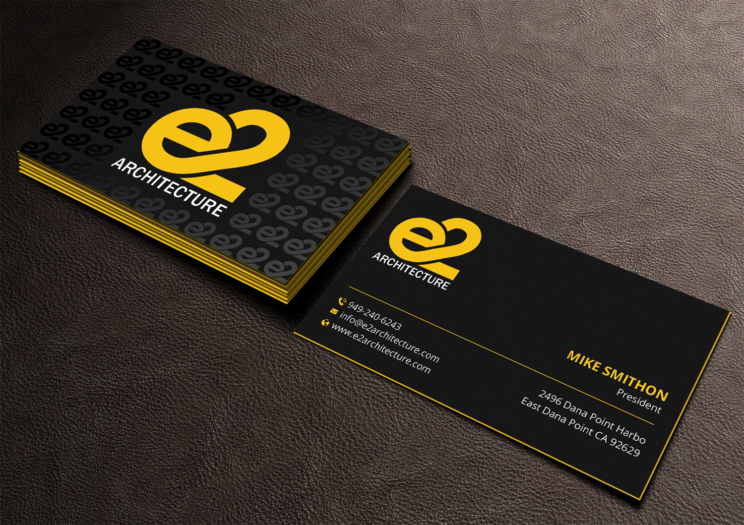 Design de Carte de Visite par DesignShout pour E2 Architecture | Design #29030977