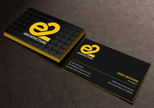 Design de Carte de Visite par DesignShout pour E2 Architecture | Design : #29030977