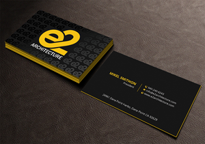 Design de Carte de Visite par DesignShout pour E2 Architecture | Design : #29031000
