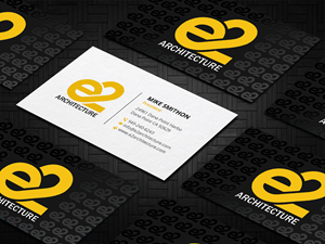 Design de Carte de Visite par DesignShout pour E2 Architecture | Design : #29031026