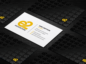 Design de Carte de Visite par DesignShout pour E2 Architecture | Design : #29031027