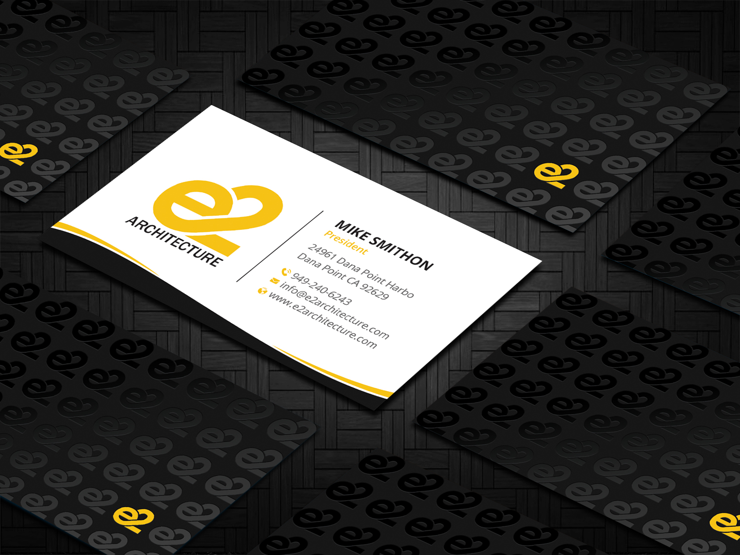 Design de Carte de Visite par DesignShout pour E2 Architecture | Design #29031063