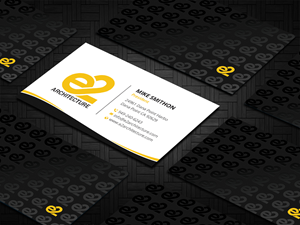 Design de Carte de Visite par DesignShout pour E2 Architecture | Design : #29031063