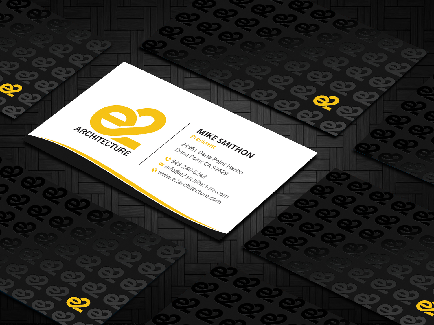 Diseño de Tarjeta de Presentación por DesignShout para E2 Architecture | Diseño #29031065