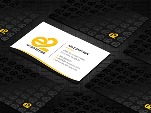 Diseño de Tarjeta de Presentación por DesignShout para E2 Architecture | Diseño: #29031065