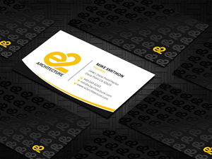 Design de Carte de Visite par DesignShout pour E2 Architecture | Design : #29031066