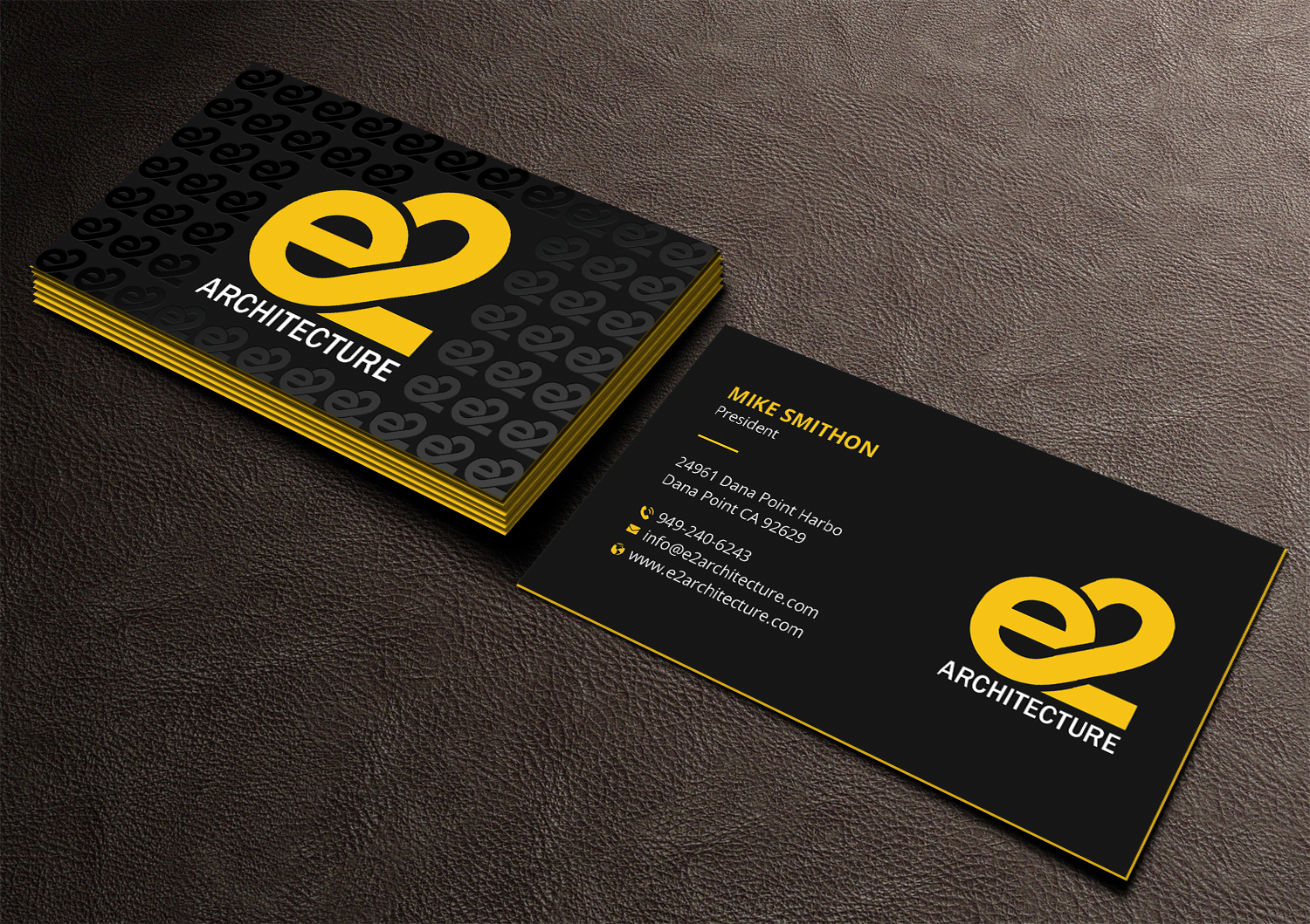 Business Card Design by DesignShout for E2 Architecture | Design #29031174